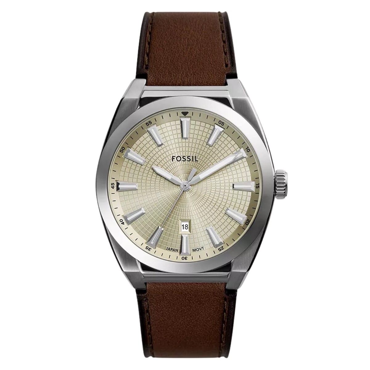 Reloj Fossil Everett Cuero Marrón FS6071 