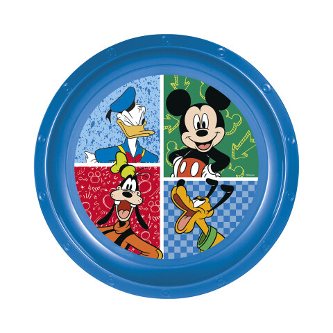 Plato Plástico Mickey 22 cm U