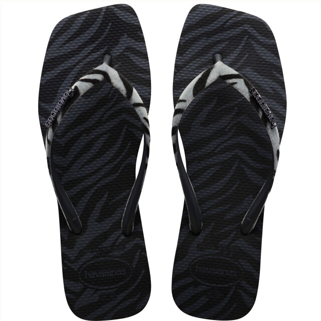 Sandalias de Mujer Havaianas Slim Square Negro