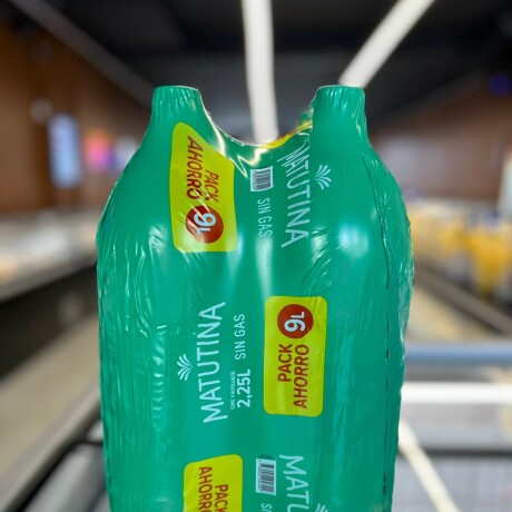 AGUA MATUTINA SIN GAS PACK 9 LITROS AGUA MATUTINA SIN GAS PACK 9 LITROS