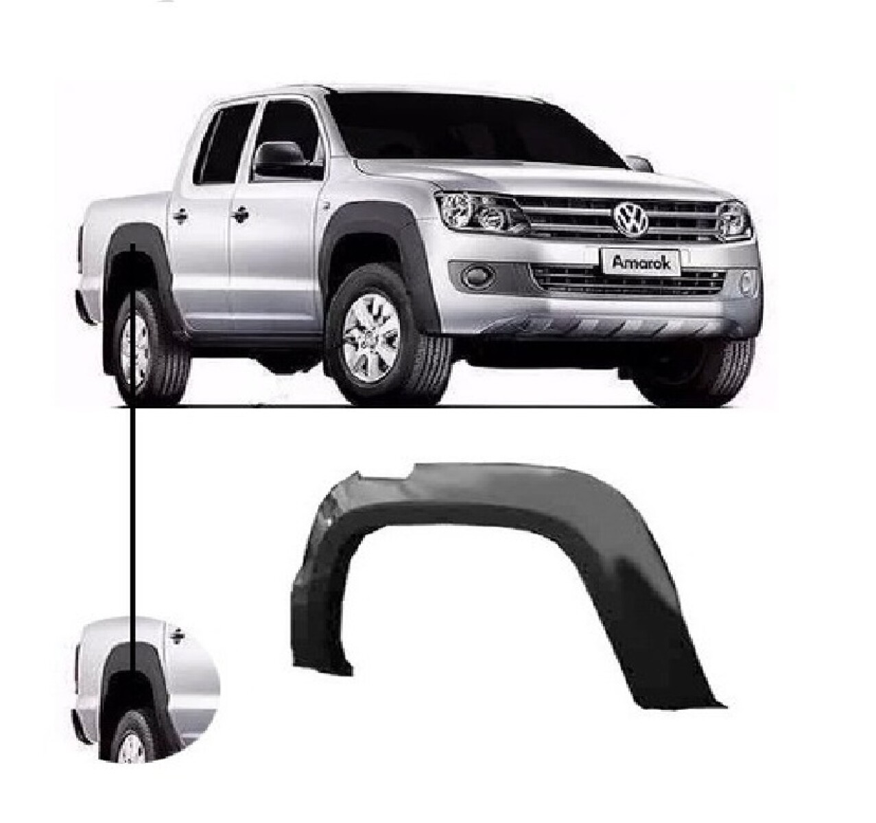 FENDER GUARDABARRO TRASERO DERECHO AMAROK 