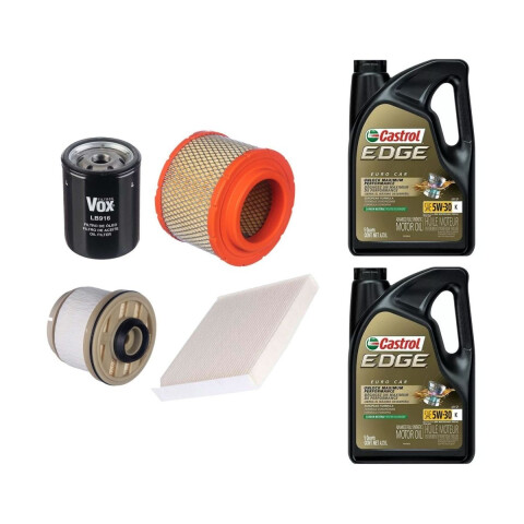 KIT DE FILTROS Y ACEITE 5W30 CASTROL Kit De Filtros Y Aceite 5w30 Castrol