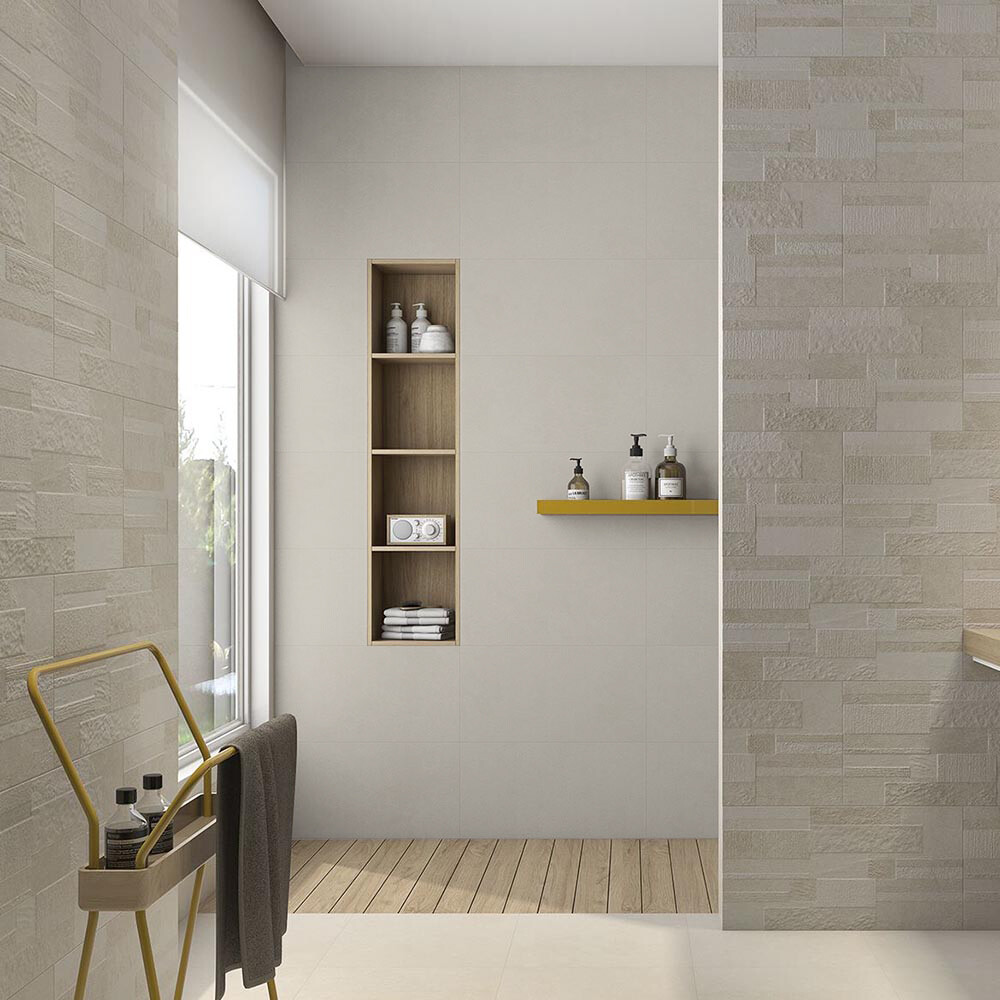 REVESTIMIENTO MOVE GRIS "A" 31X60 CM Revestimiento Move Gris "a" 31x60 Cm
