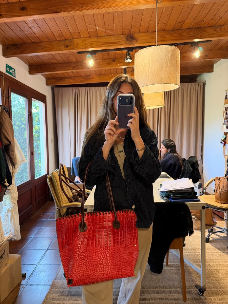 All Season Bag - Rojo / Chocolate 