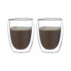 Set x2 Vasos doble pared 350ml borosilicato Varenna TRANSPARENTE