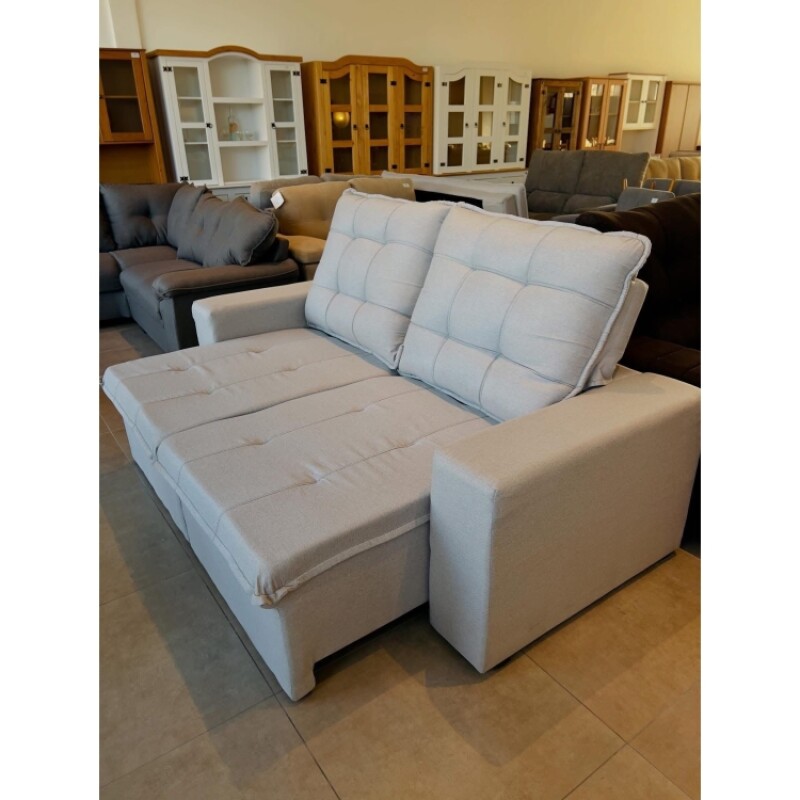 Sofa 3 Cuerpos Magnum Retractil Reclinable Tostado Sofa 3 Cuerpos Magnum Retractil Reclinable Tostado