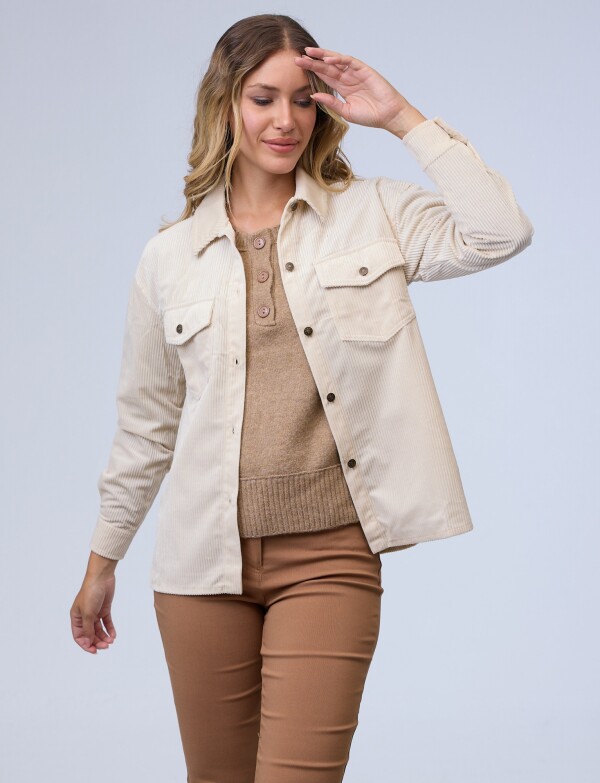 Sobrecamisa Corderoy CRUDO