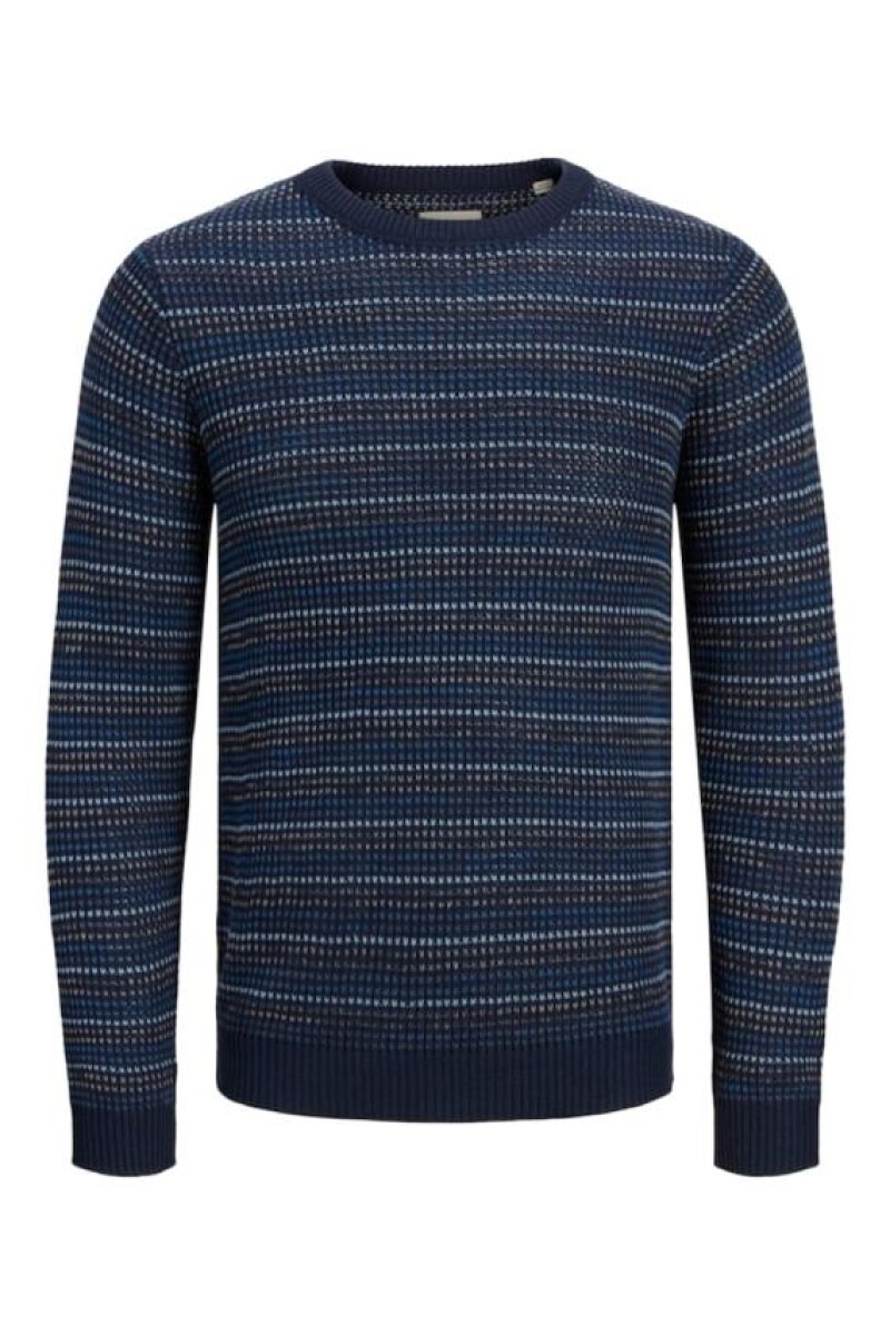 Sweater Flow Cuello Redondo - Navy Blazer 