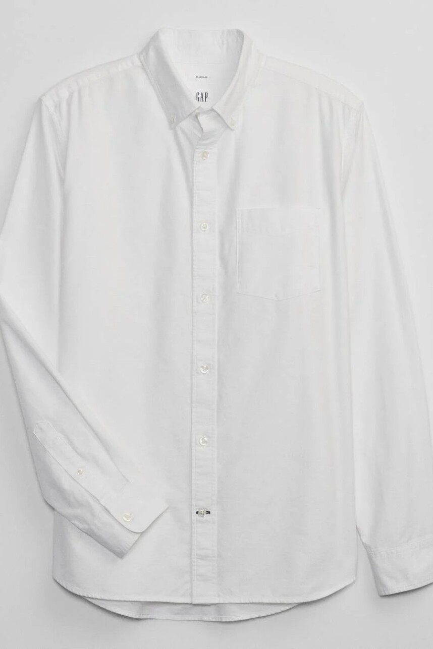 Camisa Oxford Standard Hombre White 2