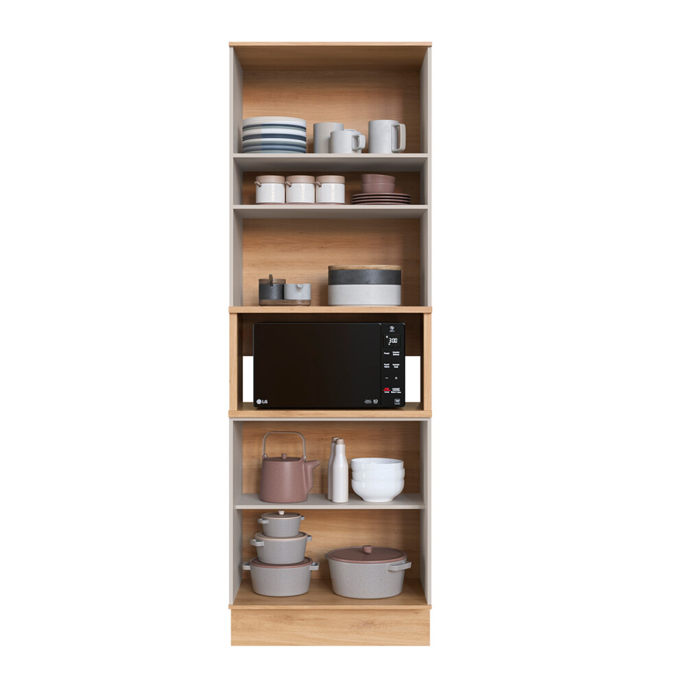 Mueble de cocina tipo Torre Modelo Everest 80 CM Color: Carvalho/Panna Mueble De Cocina Tipo Torre Modelo Everest 80 Cm Color: Carvalho/panna