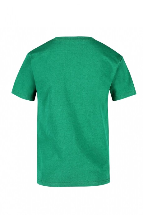 Camiseta a la base joven Verde jade