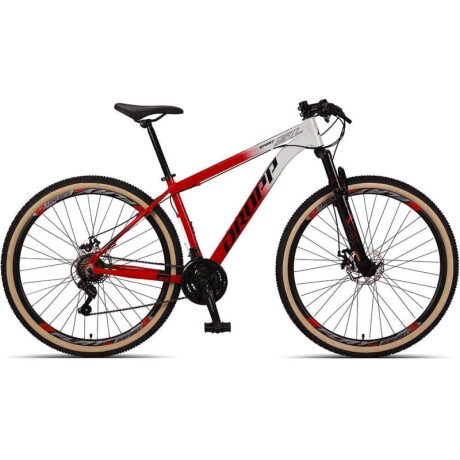 Bicicleta Dropp Mtb R.29 Sl Sport C/aluminio F/disco 21 Velocidades Blanco/rojo