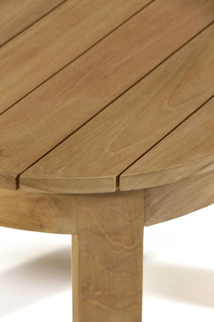 Tanger R MESA LATERAL TANGER REDONDA TECA NATURAL DIAM. 40X30H 801219
