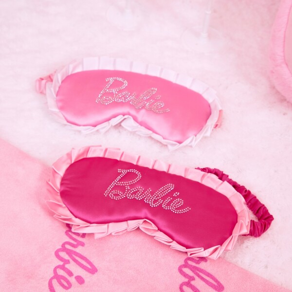 Antifaz de descanso Barbie rosa