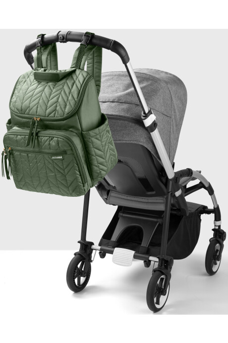Mochila maternal Forma, verde Sin color