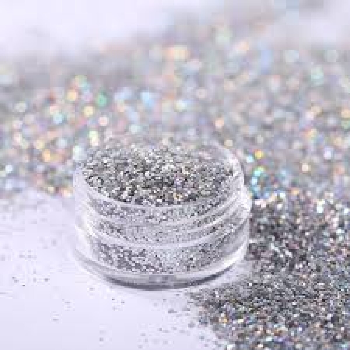 Glitter / Brillantina 1 kg - Plateado 