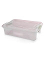 CAJA ORGANIZADORA PLASTICA 10LTS TRANSPARENTE