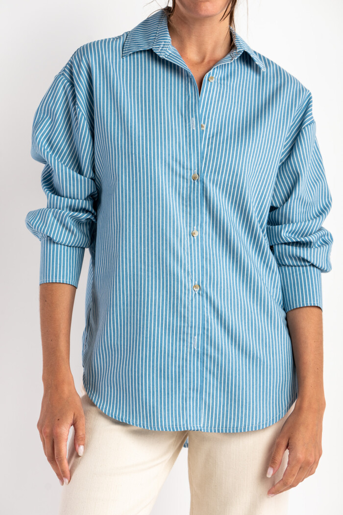 Camisa Celeste