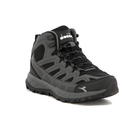 Champion Diadora Hiking Hombre Waterproof MID - Negro/Gris Negro-Gris