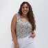 Musculosa Brunela Blanca flor