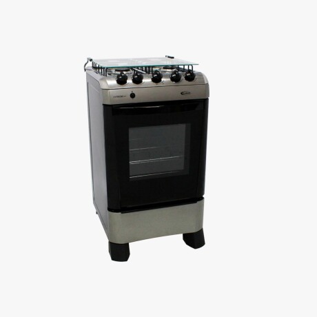 Cocina A Gas 4 Hornallas Fascino Inox Unica