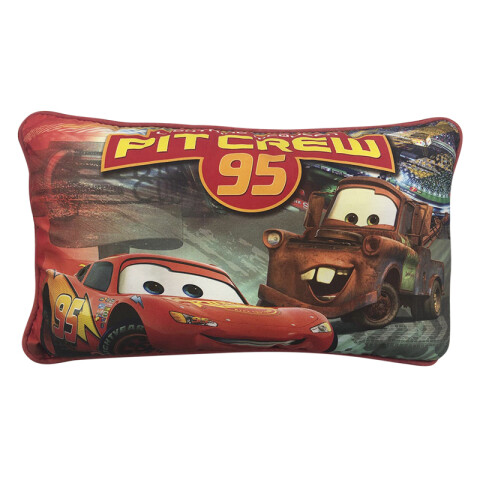 Almohada Bebé de Algodón Cars 35 x 20 cm ROJO