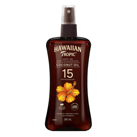 Protector Solar Hawaiian Tropic en Spray Aceite de Coco FPS15 240ml Protector Solar Hawaiian Tropic en Spray Aceite de Coco FPS15 240ml