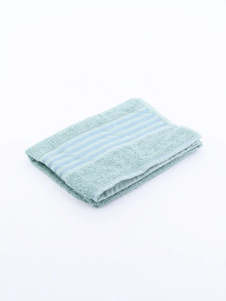TOALLA ROSTRO DECOR VERDE