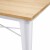 Mesa Tolix 80x80 cm Blanco