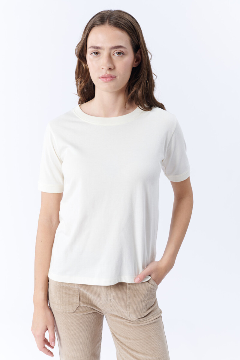 Remera manga corta básica Blanca