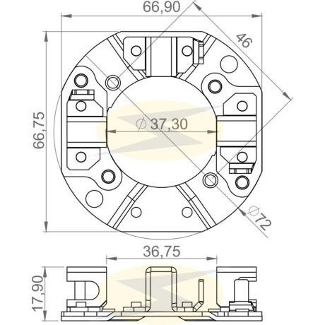 PORTA CARBONES - FIAT UNO FIORINO PALIO BRAVA 3 CARBONES 7X14X17 UNIFAP PORTA CARBONES - FIAT UNO FIORINO PALIO BRAVA 3 CARBONES 7X14X17 UNIFAP