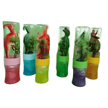 Slime en Pote con Dinosaurio 001
