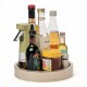 Bandeja O Plato Organizador Giratorio 24cmD 360º Antideslizantes Beige