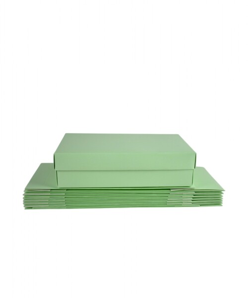 Pack x 20 unid - caja 07 eco 16x23x6 cm. VERDE AGUA