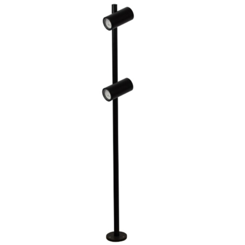 LUMINARIA DE PISO GUBEN 1.10M 2XGU10 NEGRO OPACO LUMINARIA DE PISO GUBEN 1.10M 2XGU10 NEGRO OPACO