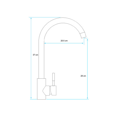 GRIFERIA DE LAVATORIO LINEA ALMADA AQUALIA ACERO INOX 35MM 000