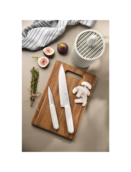 SET TACO+3 CUCHILLAS ACERO INOX. LINES GRIS SET TACO+3 CUCHILLAS ACERO INOX. LINES GRIS
