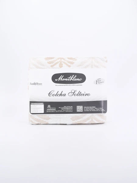COLCHA MONTBLANC CON 1 FUNDA BEIGE