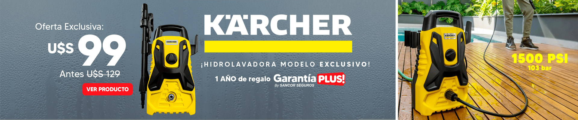 ¡Hidrolavadora Karcher Oferta Exclusiva!