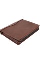 Dosier Mediano Profesional en cuero genuino Marrón