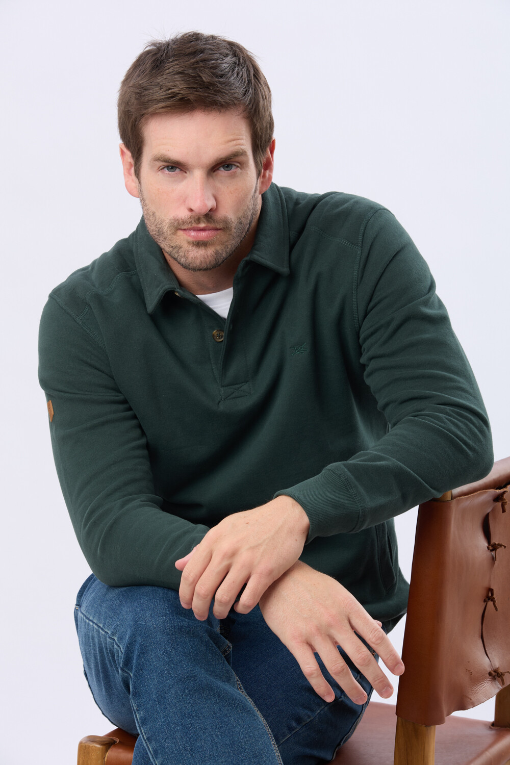 BUZO POLO DE FELPA Verde