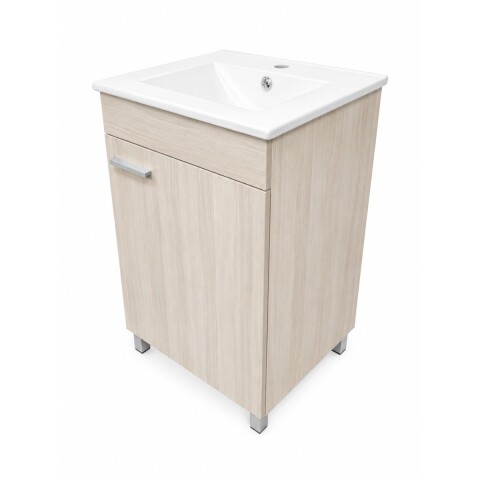 Mueble De Baño de pie beige 50 Cm Con Bacha Mueble De Baño De Pie Beige 50 Cm Con Bacha