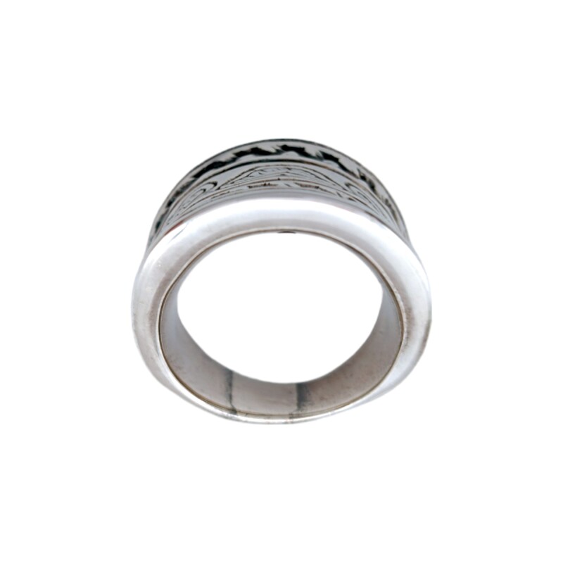 Anillo Labrado-Plata 925 Inflada-Sin Piedra-AN3011 sinpiedra