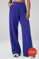 Pantalón Wide Leg Cozy Fleece Sweatpant Mujer Nightfall