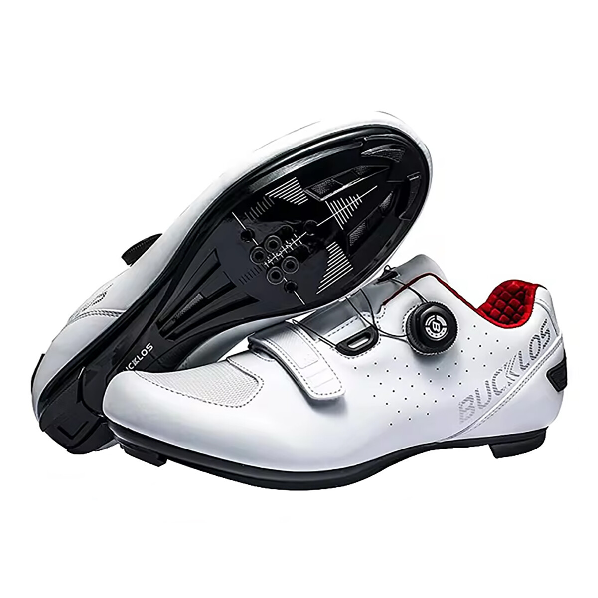 Bucklos - Zapatillas de Ciclismo 800718 - Transpirables. Talle 45. 