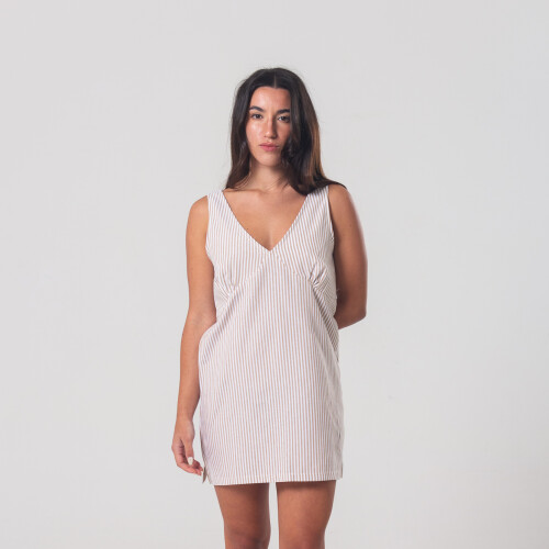 Vestido Pulau Ito Beige
