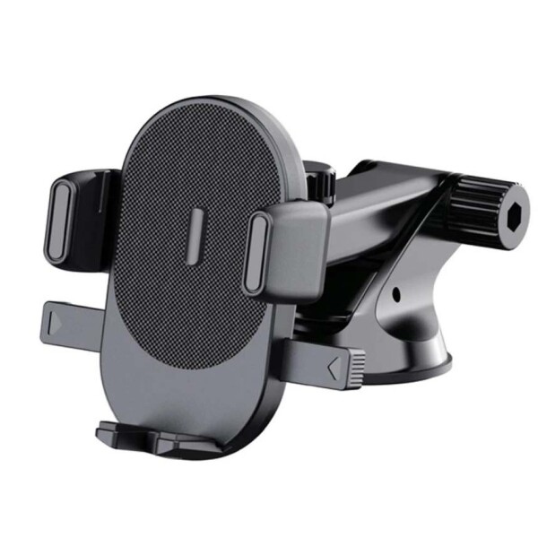 Soporte Celular Auto Ventosa MiCell Sopapa Brazo Extensible Color Negro