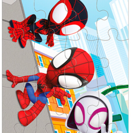 Puzzle en Madera 5 en 1 Spidey Disney 001