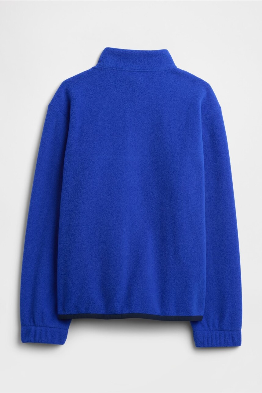 Buzo Medio Cierre Polar Niño Royal Gem