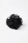 Broche flor negro